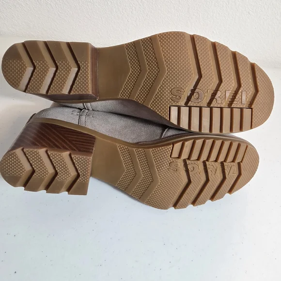 SOREL Cate Cut-Out Booties In Ash Tan Size 8.5 - Picture 12 of 12